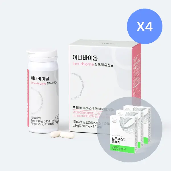 이너바이옴 질 유래 유산균 4BOX