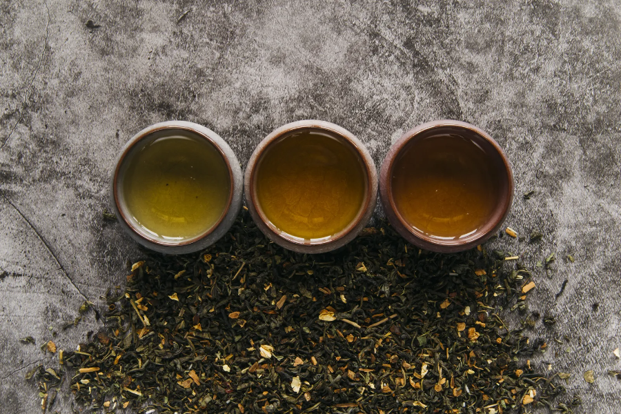말차, 녹차, 홍차 차이